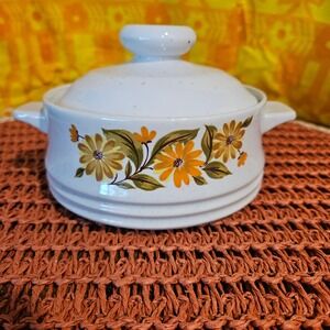 Vintage Capri Bake n Serve Stoneware Individual Casserole Japan